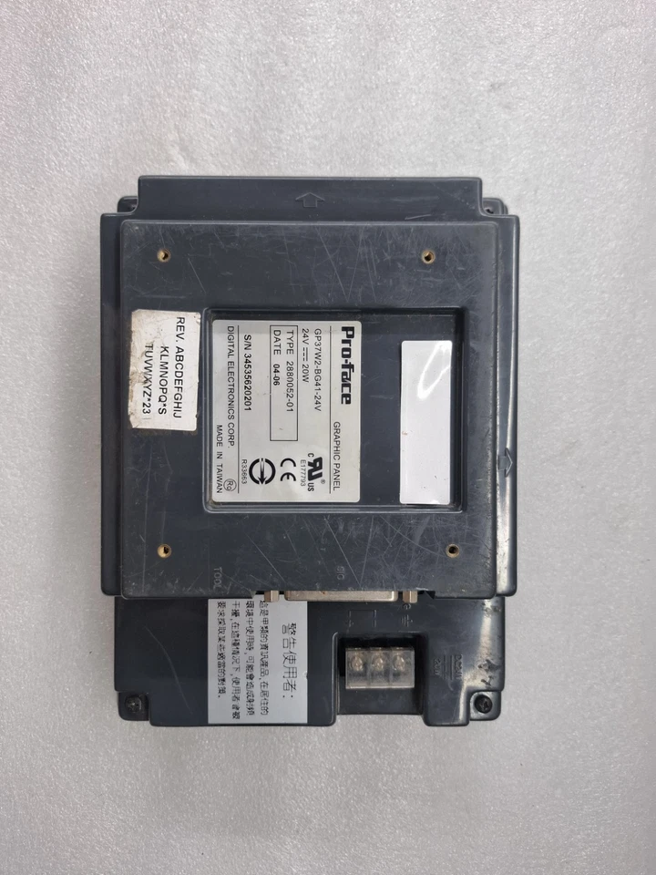 PROFACE GP37W2-BG41-24V GRAPHIC PANEL 24VDC FOR PARTS